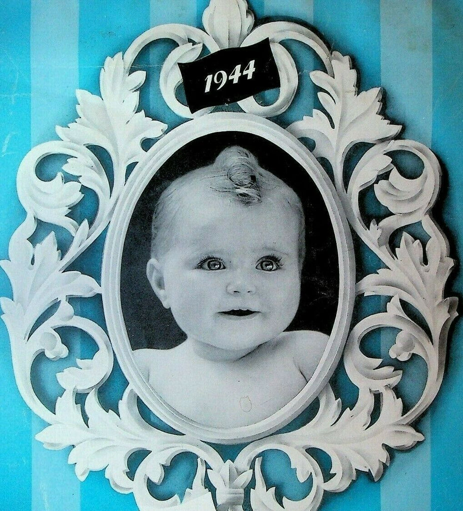 Mennen Antiseptic Oil Baby Powder Calendar 1944 Adorable Babies Complete