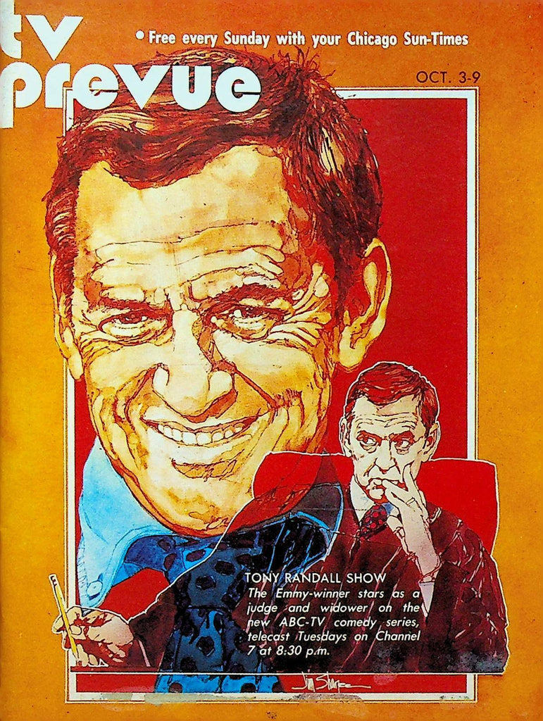TV Prevue Magazine October 3 1976 The Tony Randall Show
