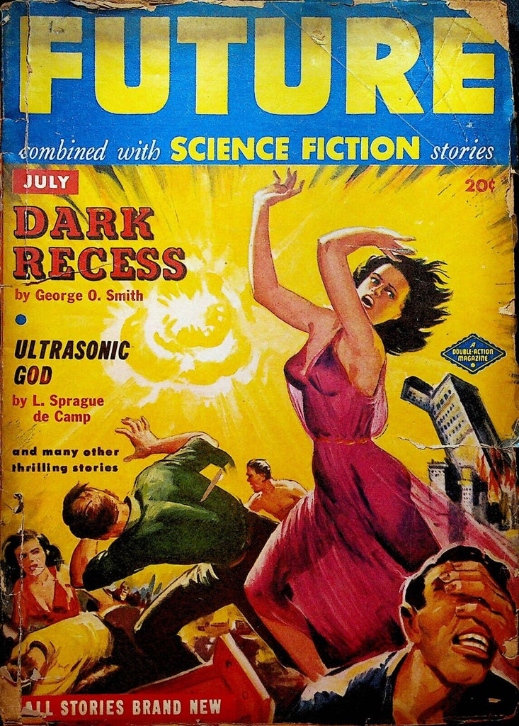 Future Science Fiction Pulp July 1951 L Sprague de Camp Lester del Rey