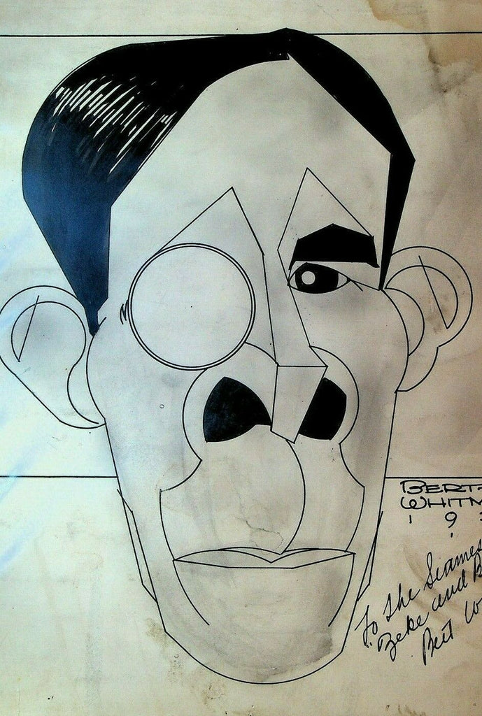 George Arliss Movie Star Caricature Original Art 1931 by Bert Whitman