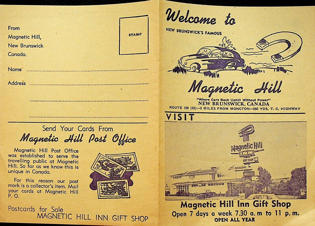 Welcome to Magnetic Hill New Brunswick Canada Brochure Moncton