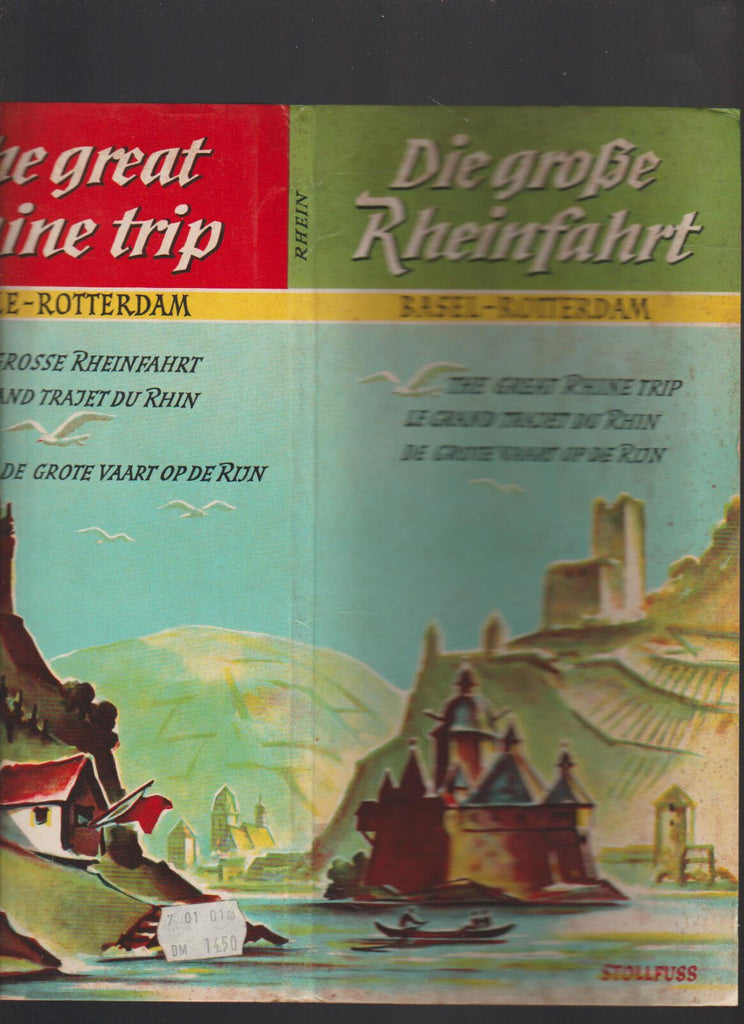 Die Grobe Rheinfahrt Basel to Rotterdam Great Rhine Trip 1950s