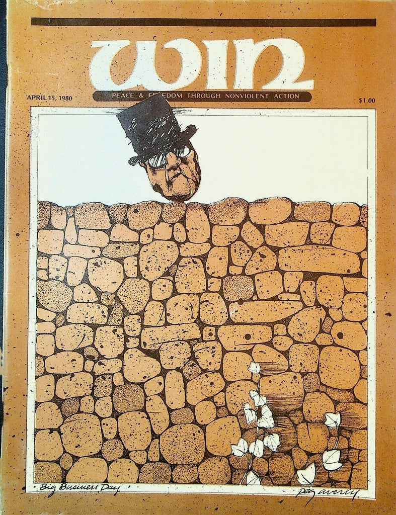 Win Magazine April 15 1980 Peg Avery Brazil Yanomamo Indians Churchrock NM