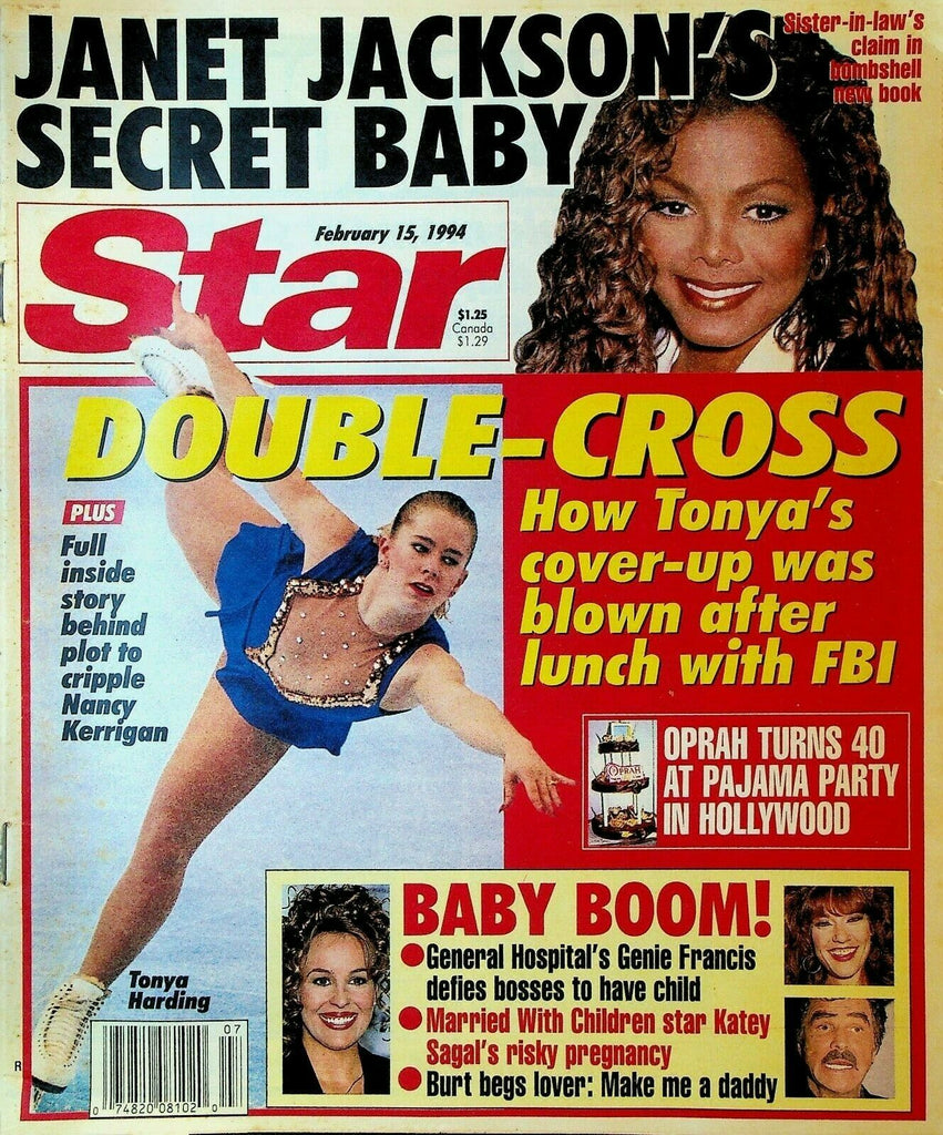 Star February 15 1994 Janet Jackson Katey Sagal Burt Reynolds Tonya Harding