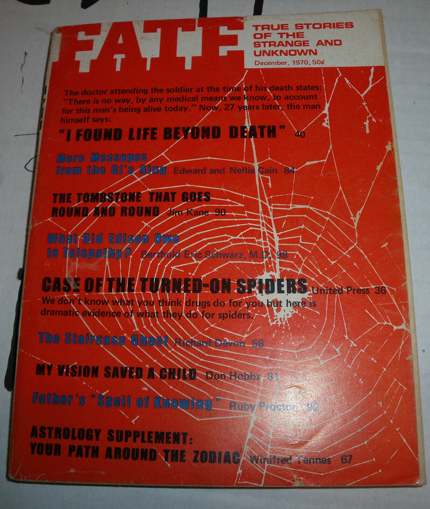 Fate Magazine- I Found Life Beyond Death, Staircase Ghost December 1970