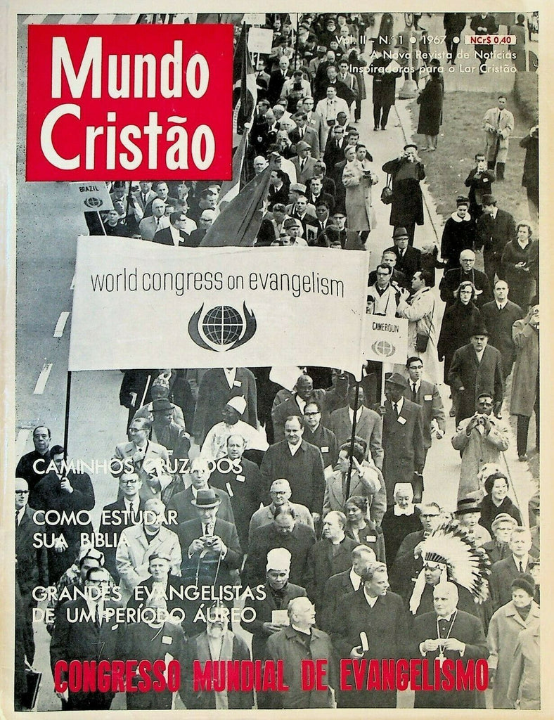 Mundo Cristao Magazine 1967 World Congress of Evangelism Charles Finney