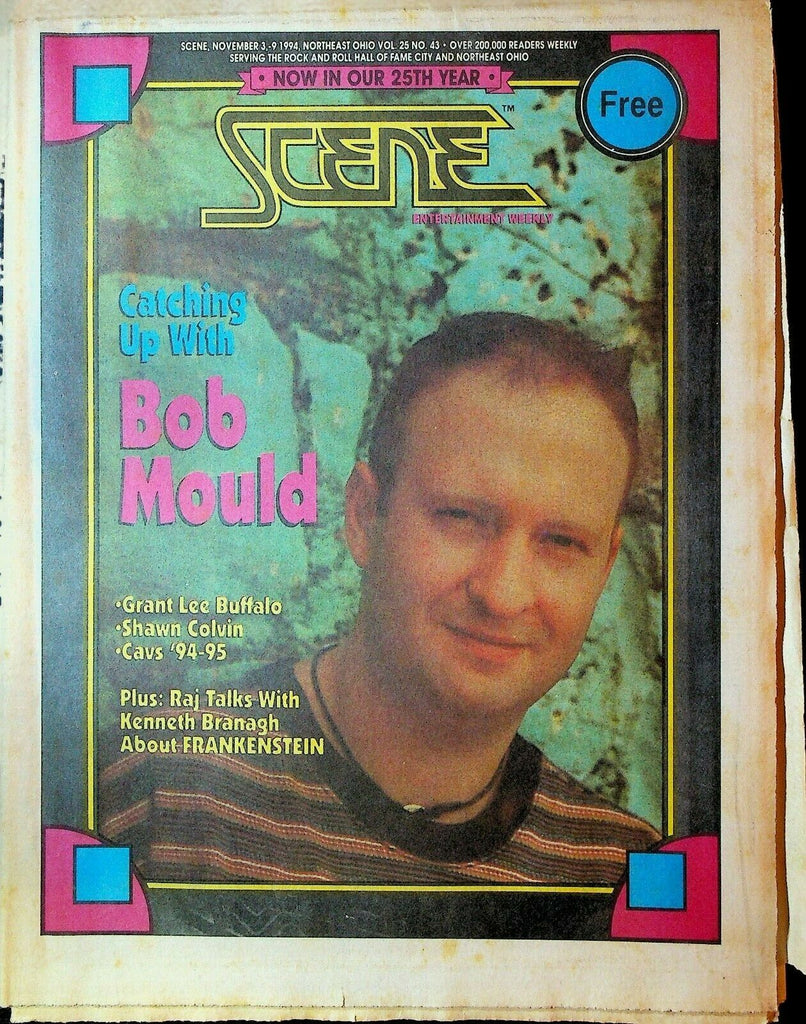 Cleveland Scene Magazine November 3 1994 Bob Mould Frankenstein Shawn Colvin