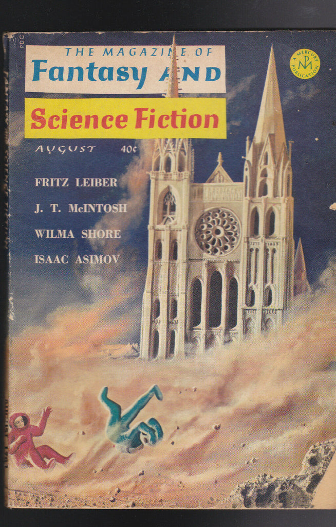 The Magazine of Fantasy & Science Fiction August 1964 Fritz Leiberr JT McIntosh