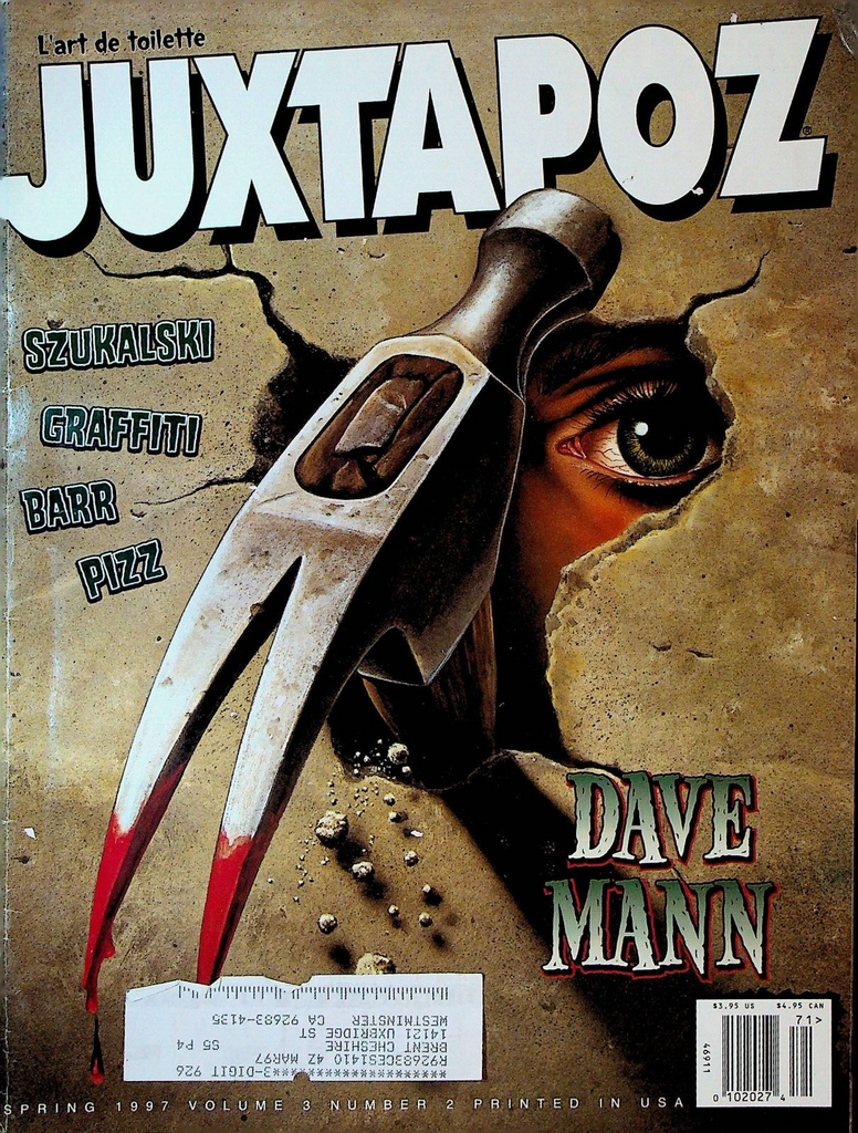 Juxtapoz Magazine Spring 1997 Dave Mann Graffiti Glenn Barr Isabel Samaras