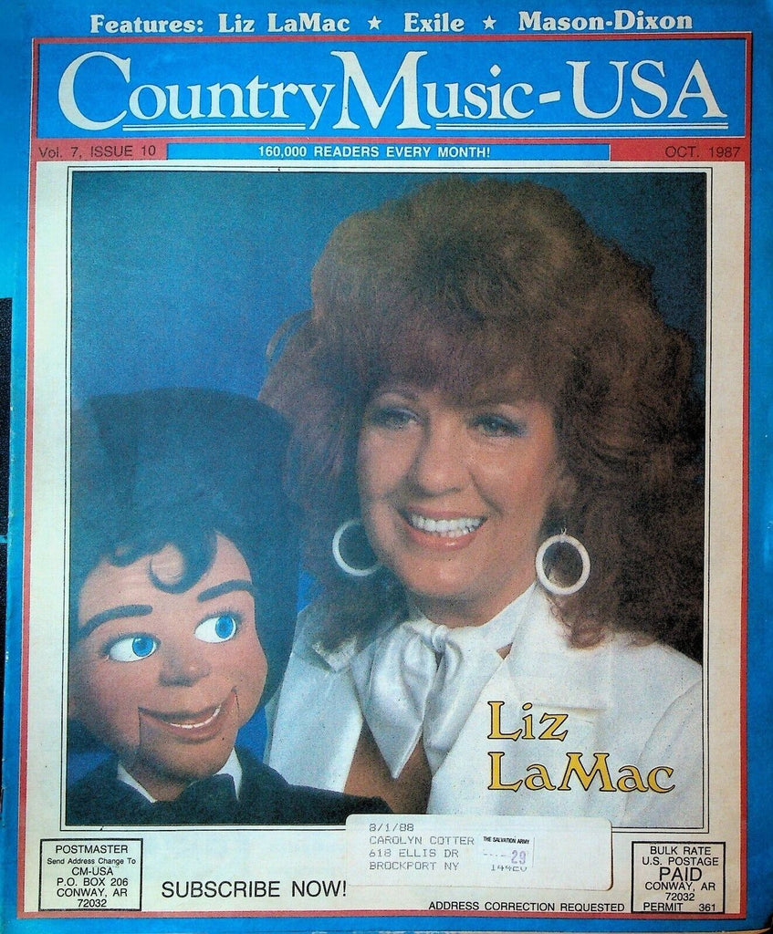 Country Music USA October 1987 Liz LaMac Merle Haggard Ricky Van Shelton
