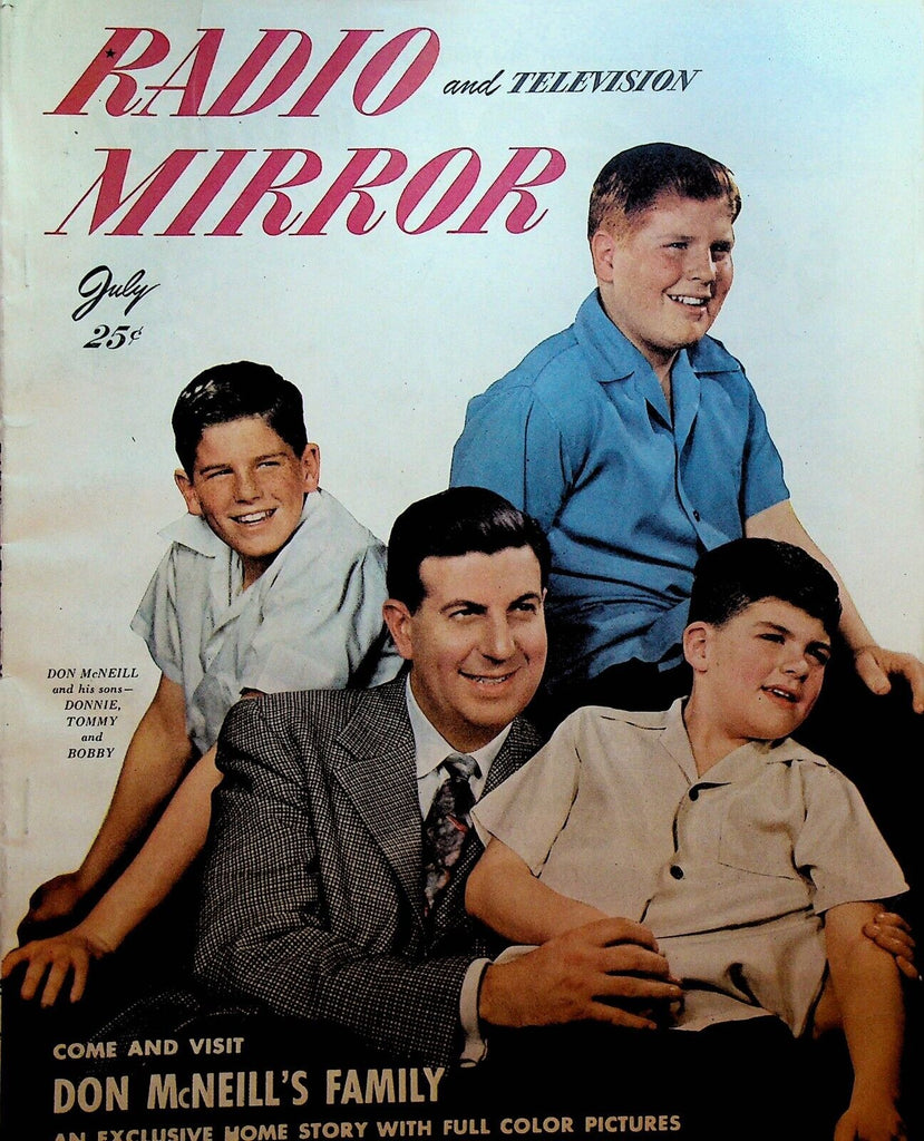 Radio & Television Mirror July 1948 Don McNeill Lou Costello Perry Mason