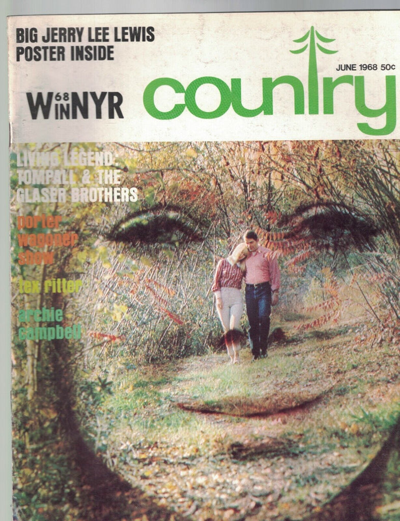 Country Music WNYR Magazine June 1968 Tex Ritter Archie Campbell Carl Belew