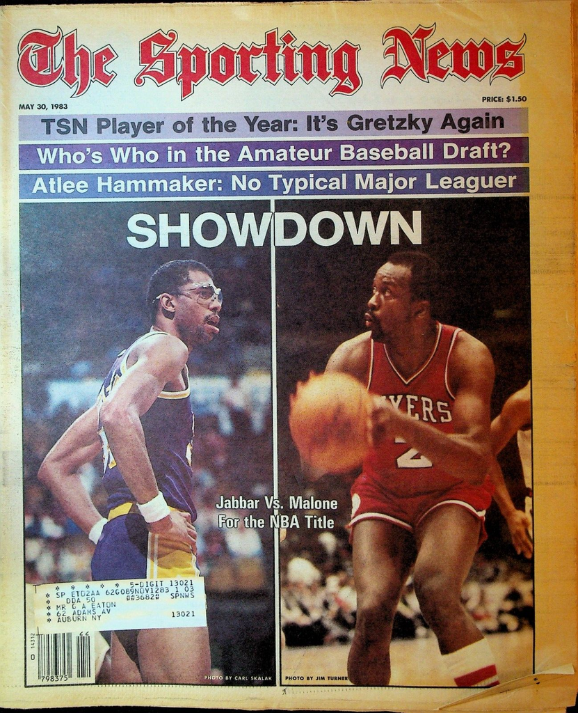 The Sporting News May 30 1983 Wayne Gretzky Kareem Abdul-Jabbar Moses Malone
