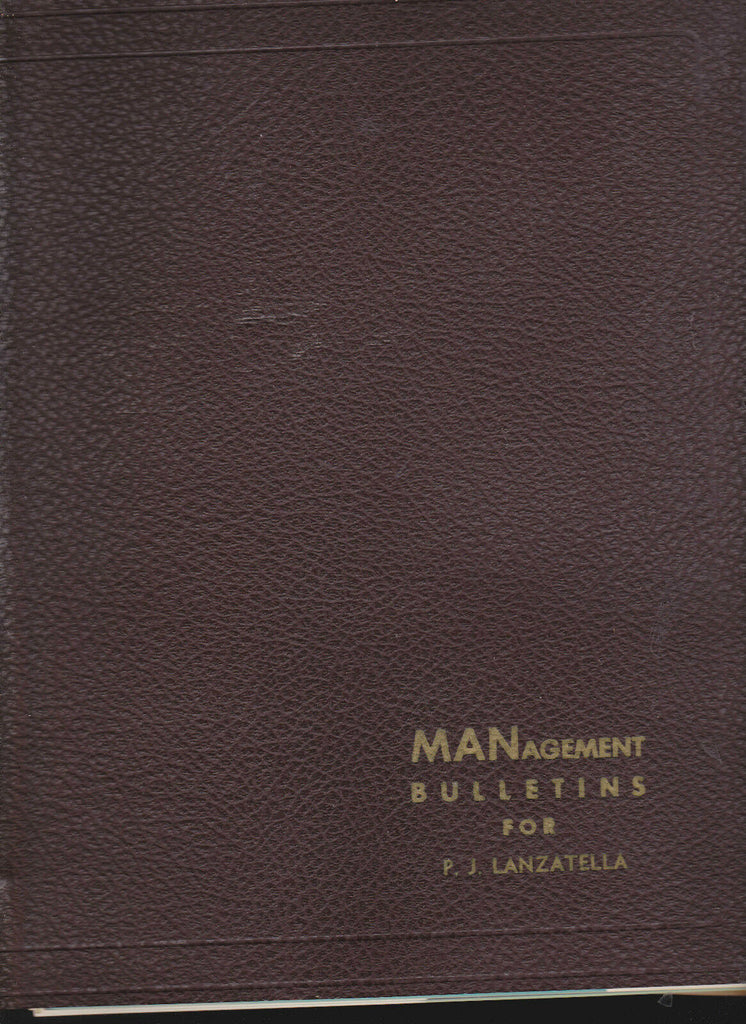Salesense & Management Bulletins 1950s 35 in Binder