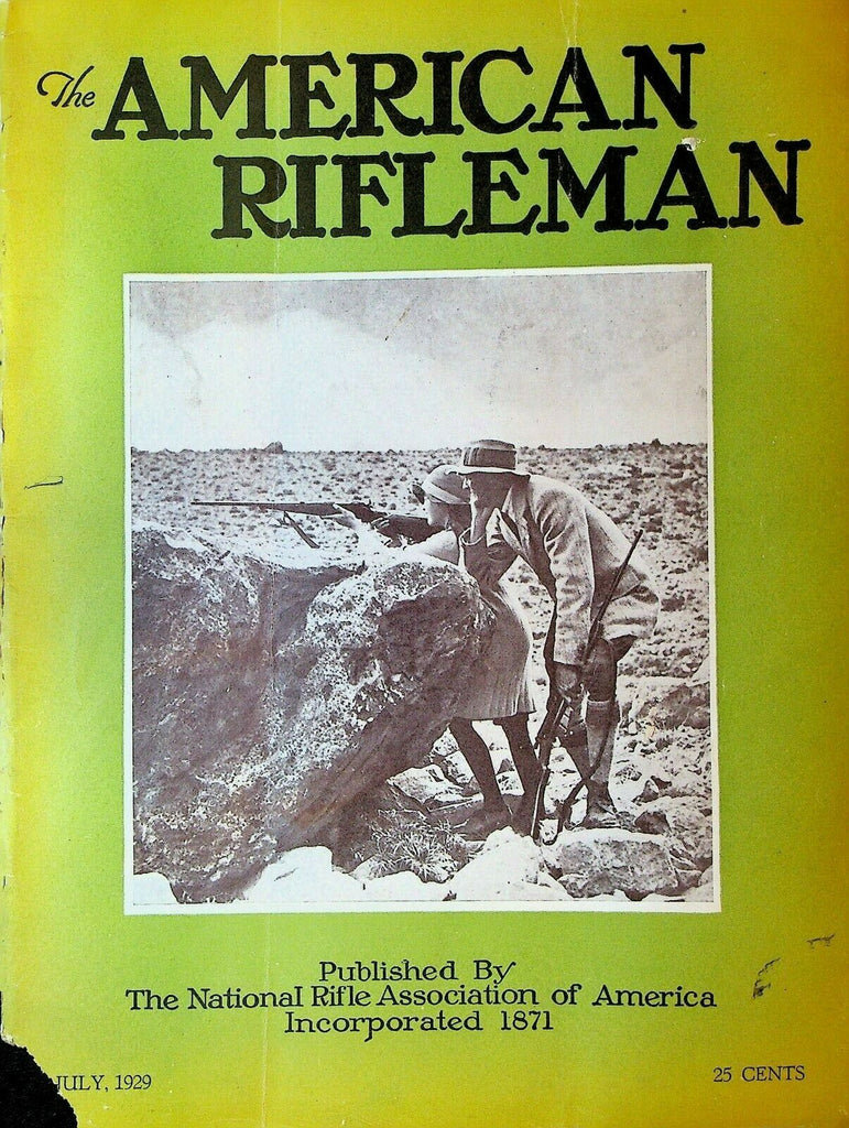 American Rifleman July 1929 Forensic Ballistics Varmint Shooting Charles Askins