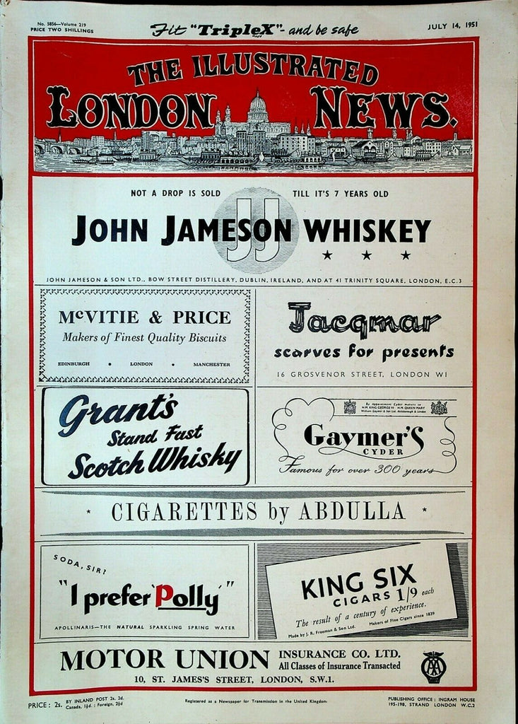Illustrated London News July 14 1951 Royal Agricultural Show Sugar Ray Robinson