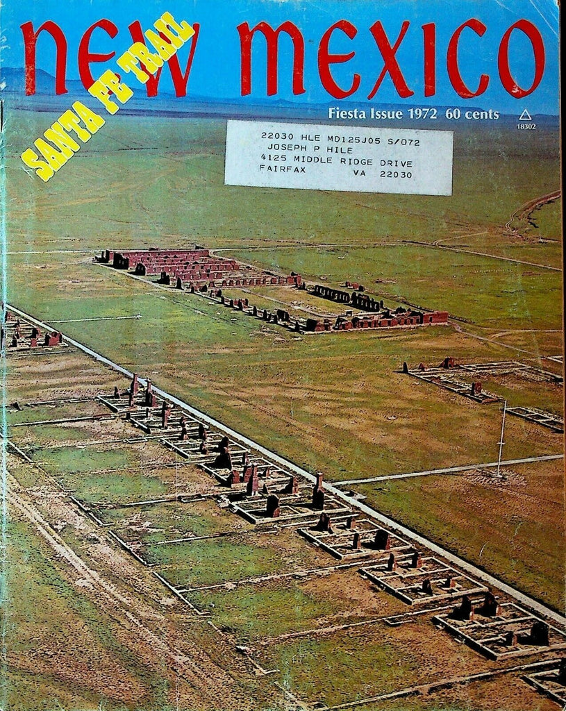 New Mexico Magazine 1972 Fiesta Issue Santa Fe Trail Ruts Wildflowers