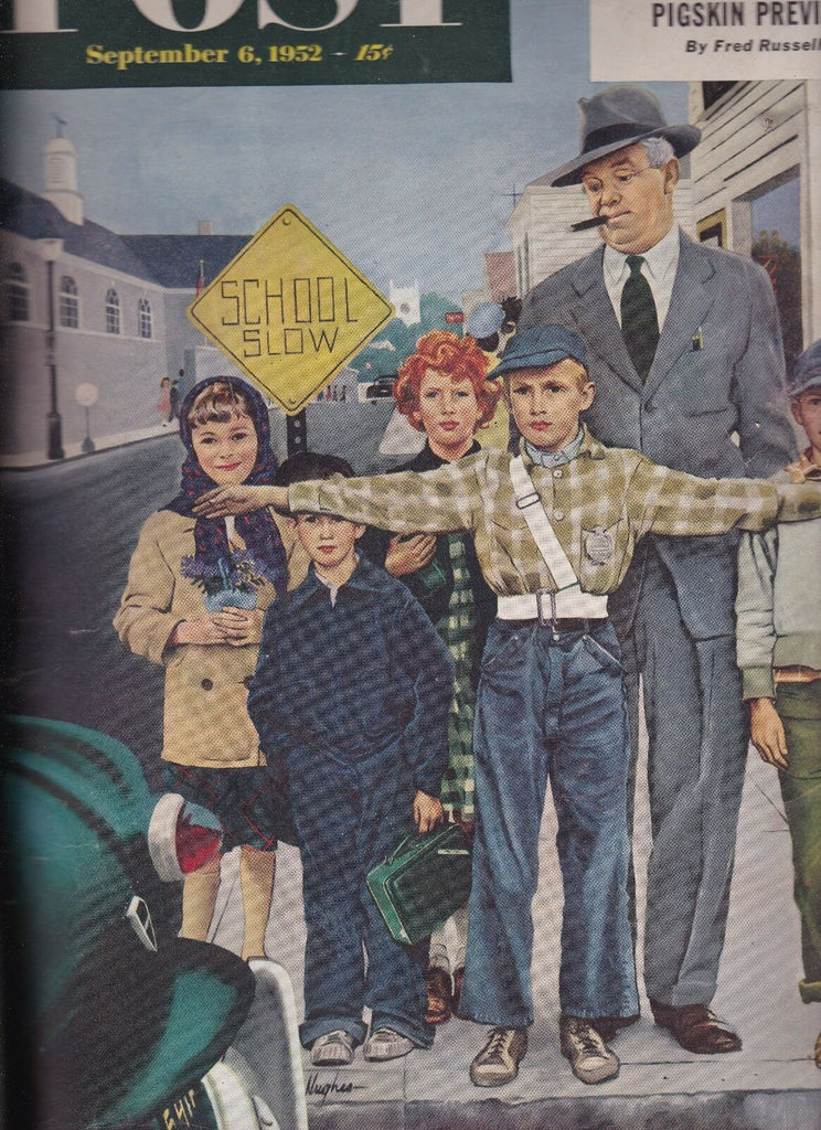 Saturday Evening Post College Football Preview Richard Nixon September 6 1952