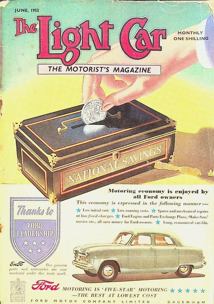The Light Car Motorist's Magazine June 1952 Cambridgeshire & Its Isle