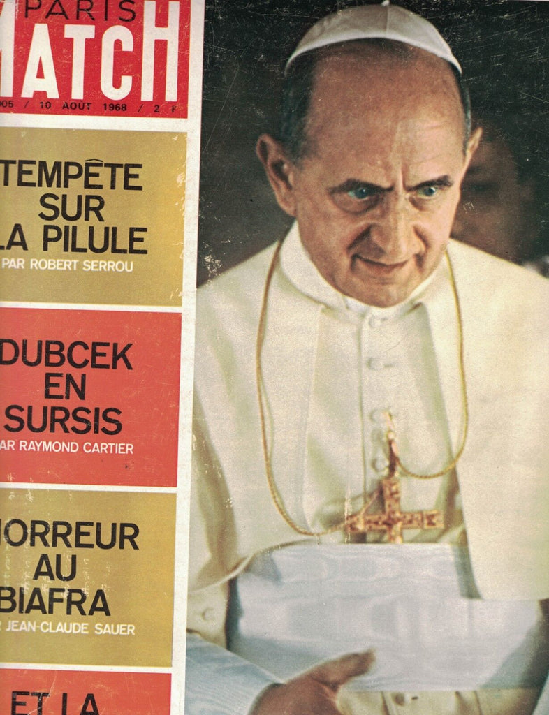 Paris Match August 10 1968 Pope Paul VI John F Kennedy