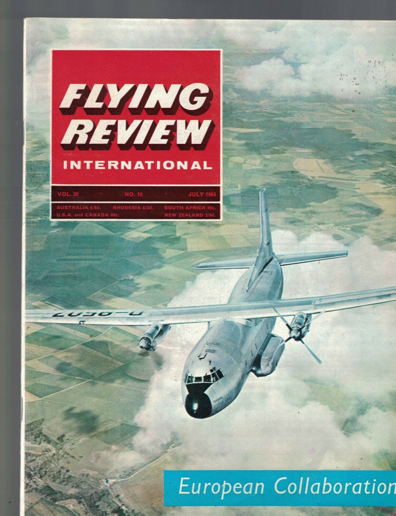 Flying Review International Magazine July 1965 Concorde Breguet Atlantic