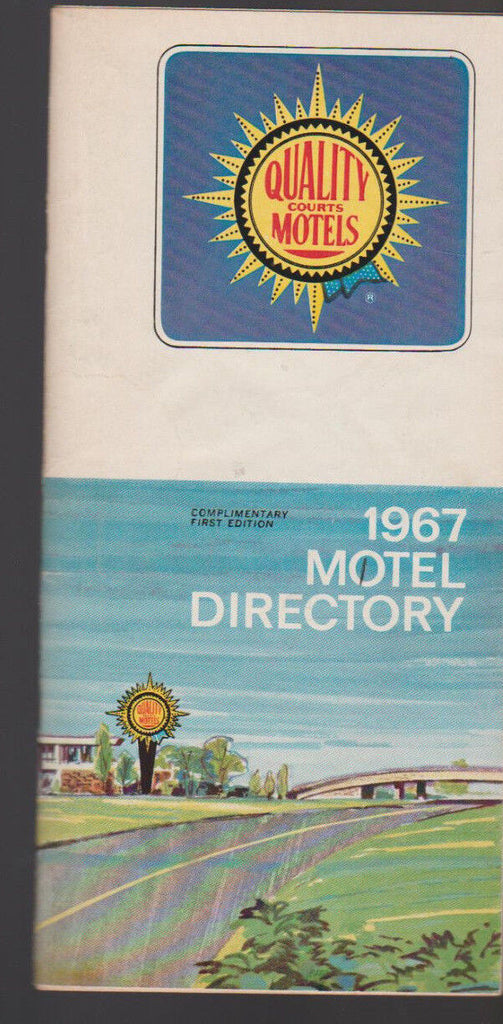 Quality Courts Motels 1967 Motel Directory First Edition