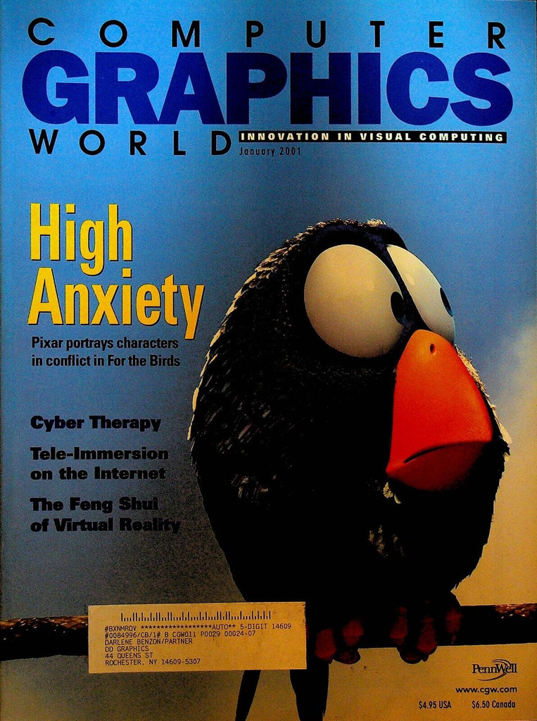 Computer Graphics World Magazine January 2001 Pixar For the Birds Onimusha