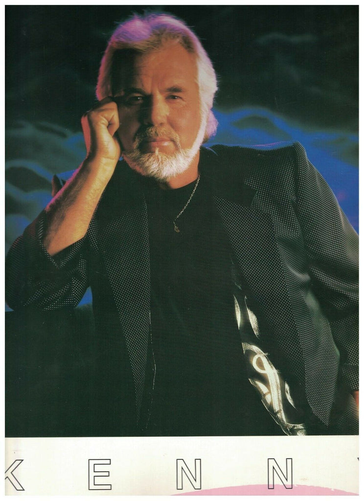 Kenny Rogers Concert Program 1988 Country Music Star