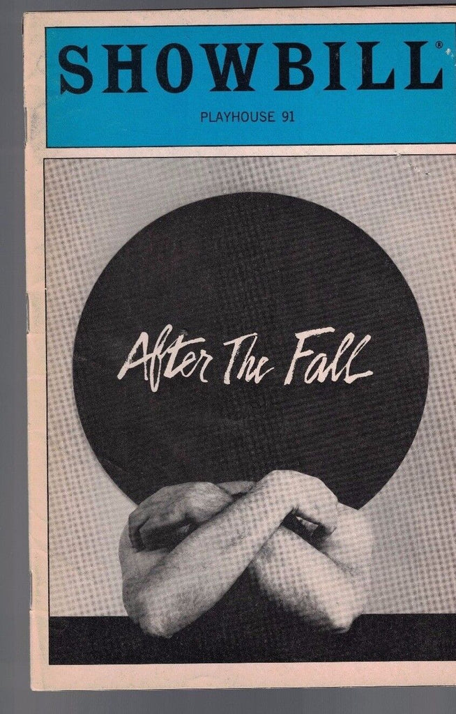 Arthur Miller's After the Fall 1984 Showbill Frank Langella Dianne West