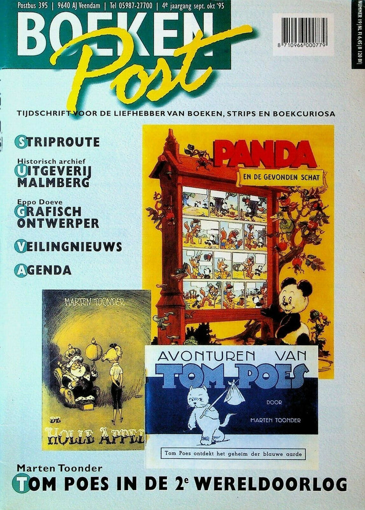 Boeken Post Magazine September 1995 Willy Cosari Tom Poes Eppo Doeve