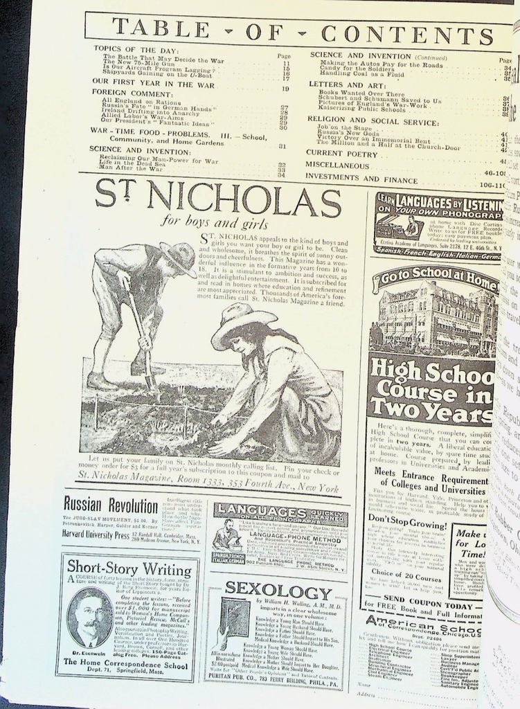 Literary Digest April 6 1918 WWI Honor Flag Third Liberty Loan