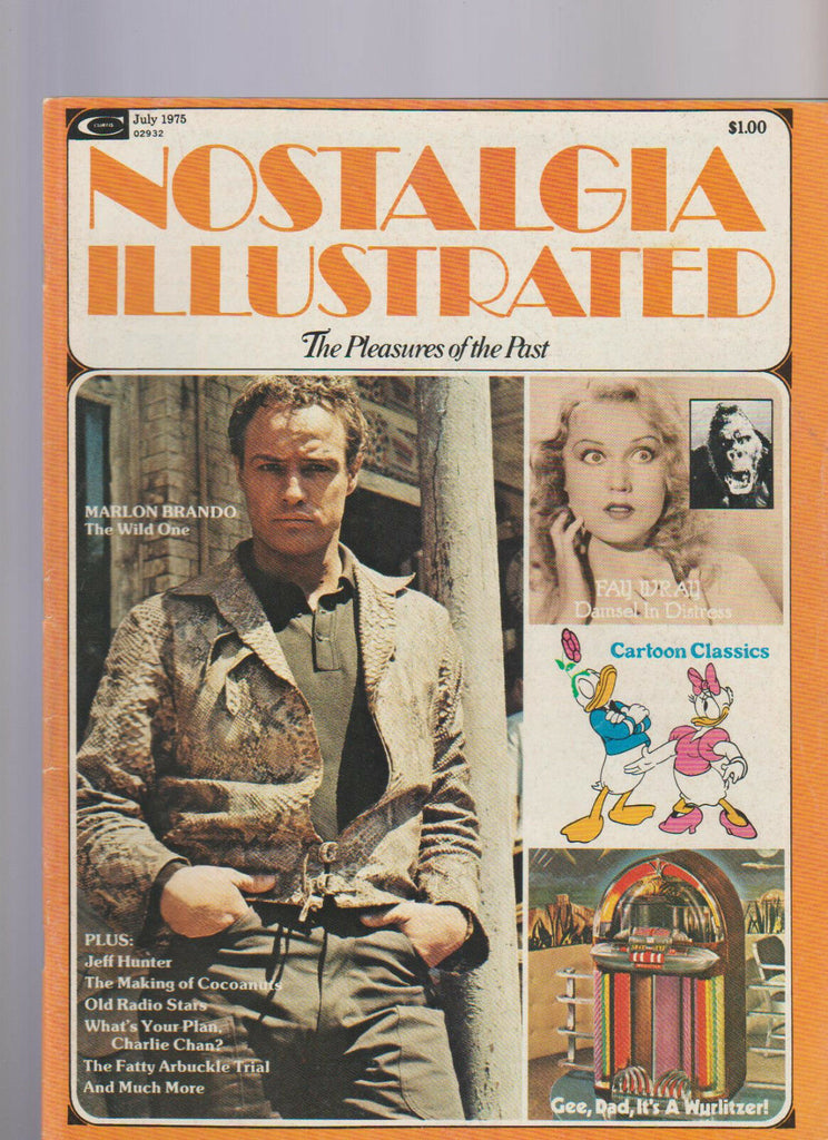 Nostalgia Illustrated July 1975 Marlon Brando Fay Wray King Kong Wurlitzer