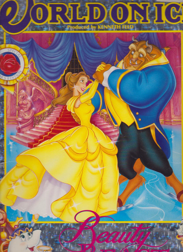 Walt Disney's World on Ice Beauty & the Beast Program 1993