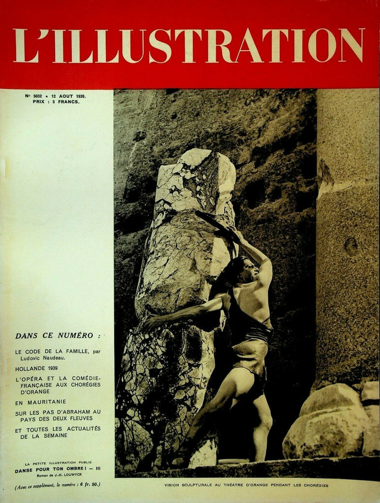 L'Illustration Magazine August 12 1939 Luxemburg Holland Paris Opera