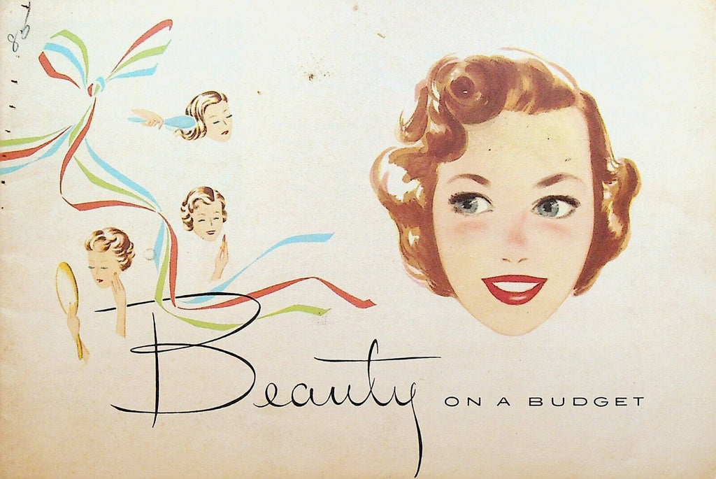 Beauty on a Budget Booklet Gillette 1965 White Rain Toni Soft Touch