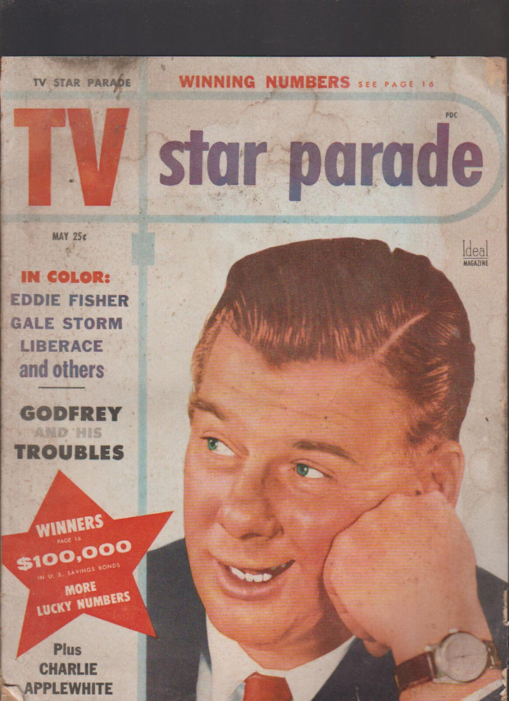 TV Star Parade May 1954 Arthur Godfrey Eddie Fisher Liberace Gale Storm