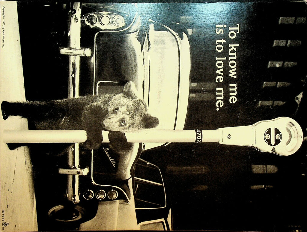 To Know Me is to Love Me 1973 April House Counter Standee Bear Car Parking Meter