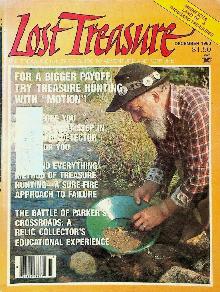 Lost Treasure Magazine December 1983 Battle of Parker's Crossroads Minnesota
