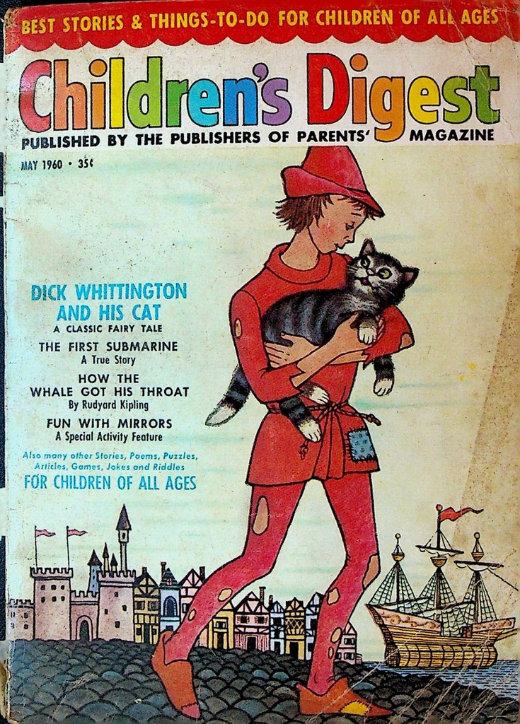 Children's Digest Magazine May 1960 Gyo Fujikawa Rudyard Kipling