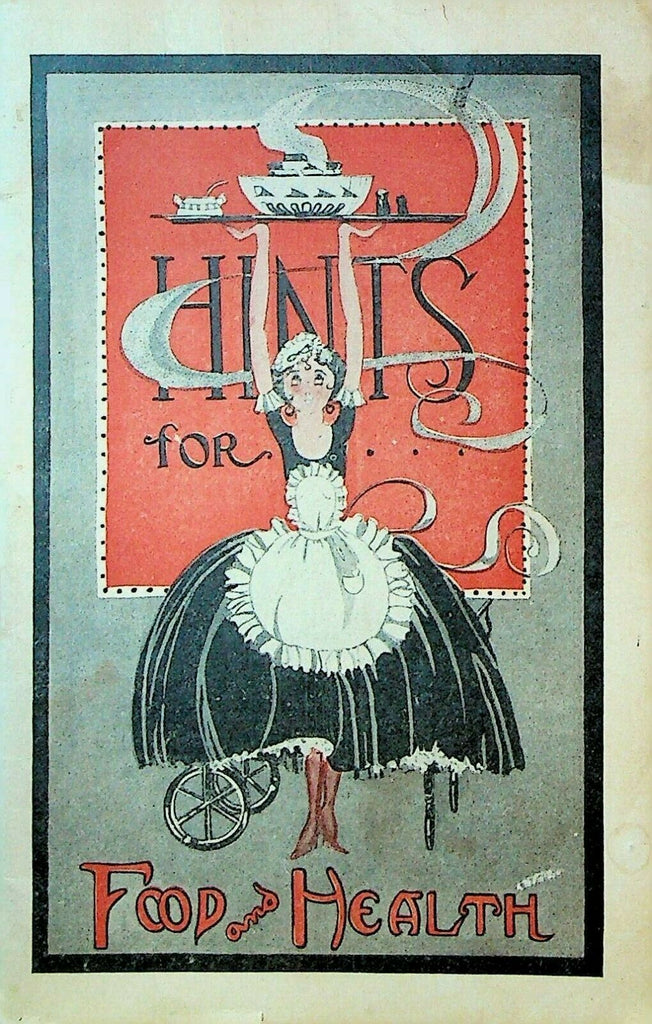 Hints for Food & Health Booklet Recipes Lydia E Pinkham Quack Medicine 1910s