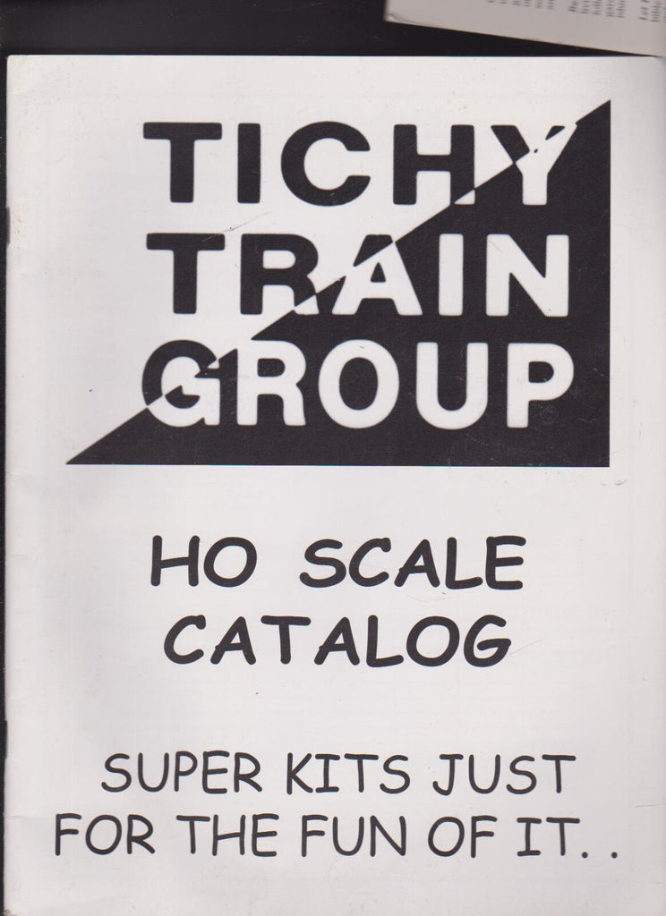 Tichy Train Group HO Scale Catalog January 2008 Model Railroading