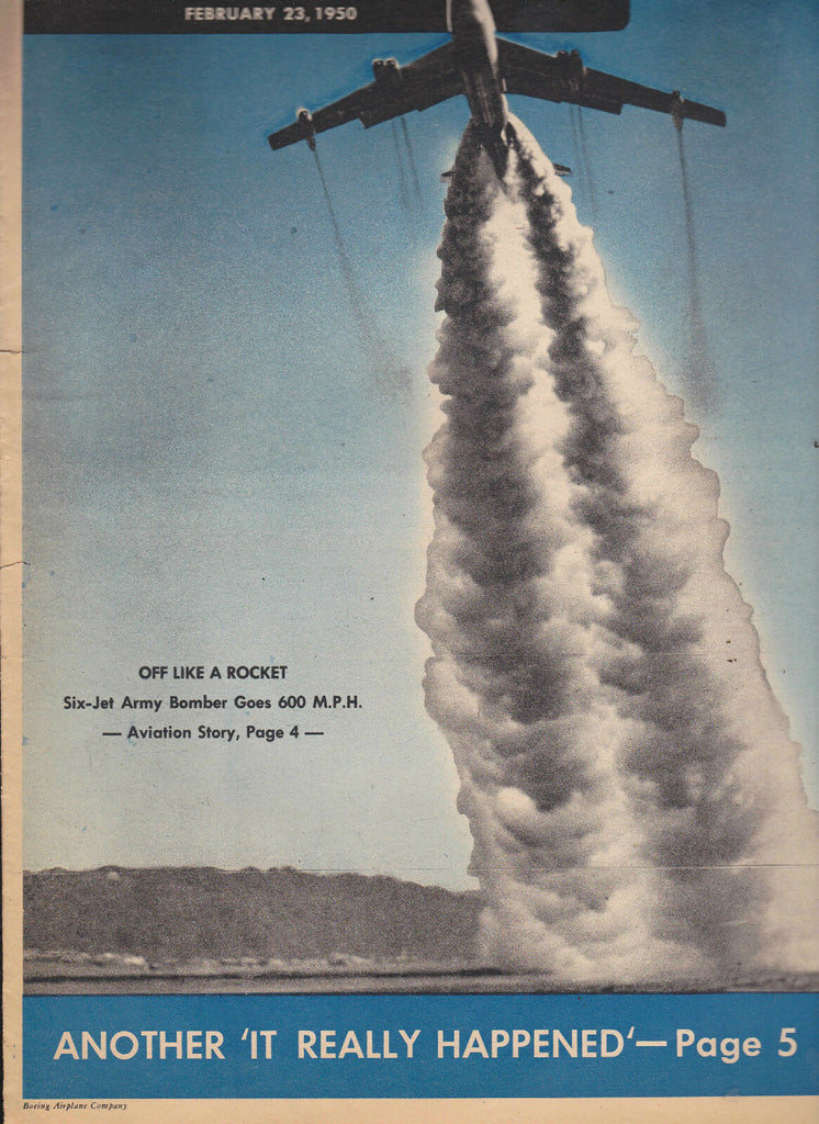 Young America Magazine February 23 1950 Six-Jet Army Bomber