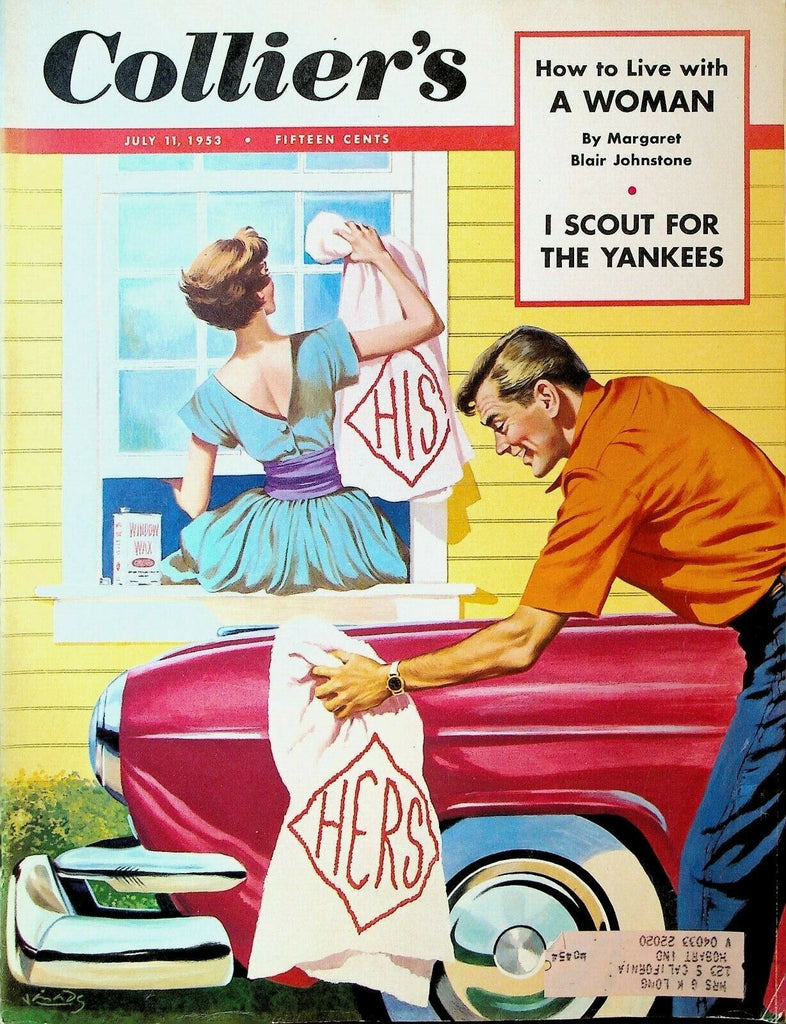Collier's July 11 1953 Rita Hayworth Walt Disney Melody New York Yankees