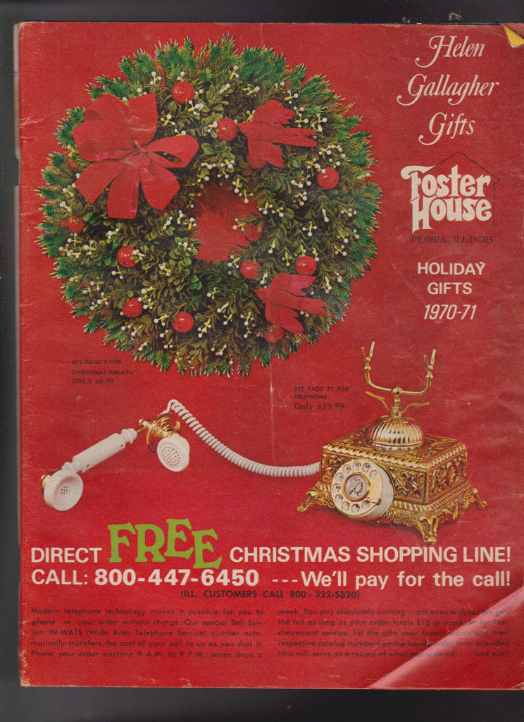 Helen Gallagher Foster House Holiday Gifts 1970-71