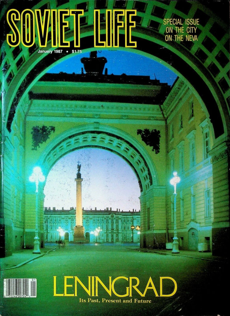 Soviet Life Magazine January 1987 Leningrad Olga Bergolts Igor Glebov