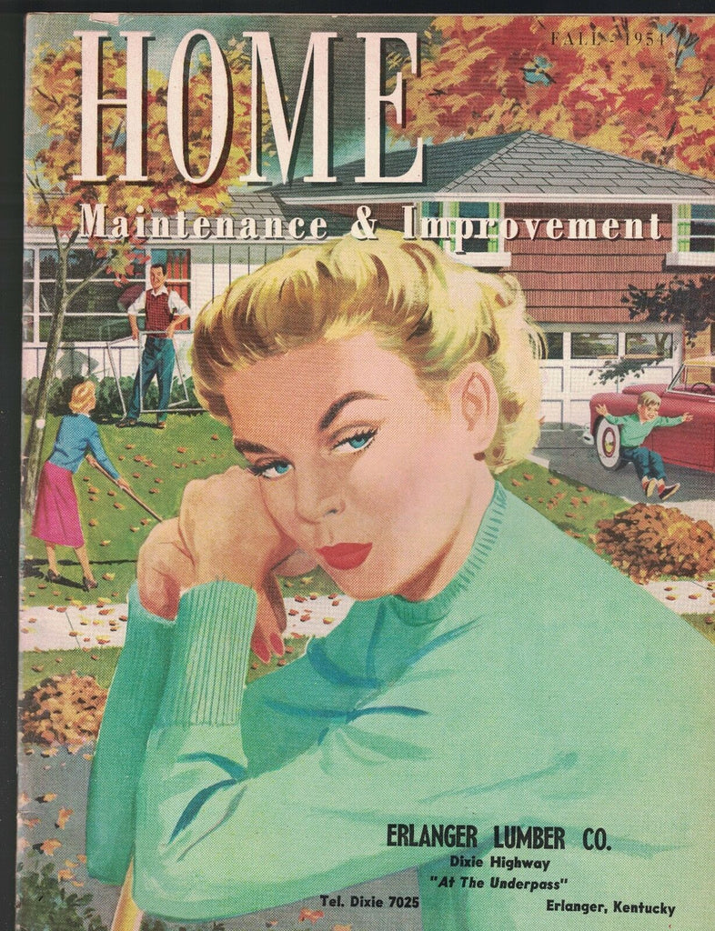 Home Maintenance & Improvement Magazine Fall 1954 Home Improvement