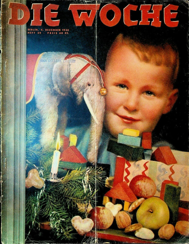 Die Woche Magazine December 4 1935 Ships Cross Country Skiing