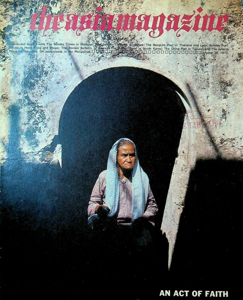 The Asia Magazine October 28 1973 Pilgrimage to Mecca Nias Greenwich Village