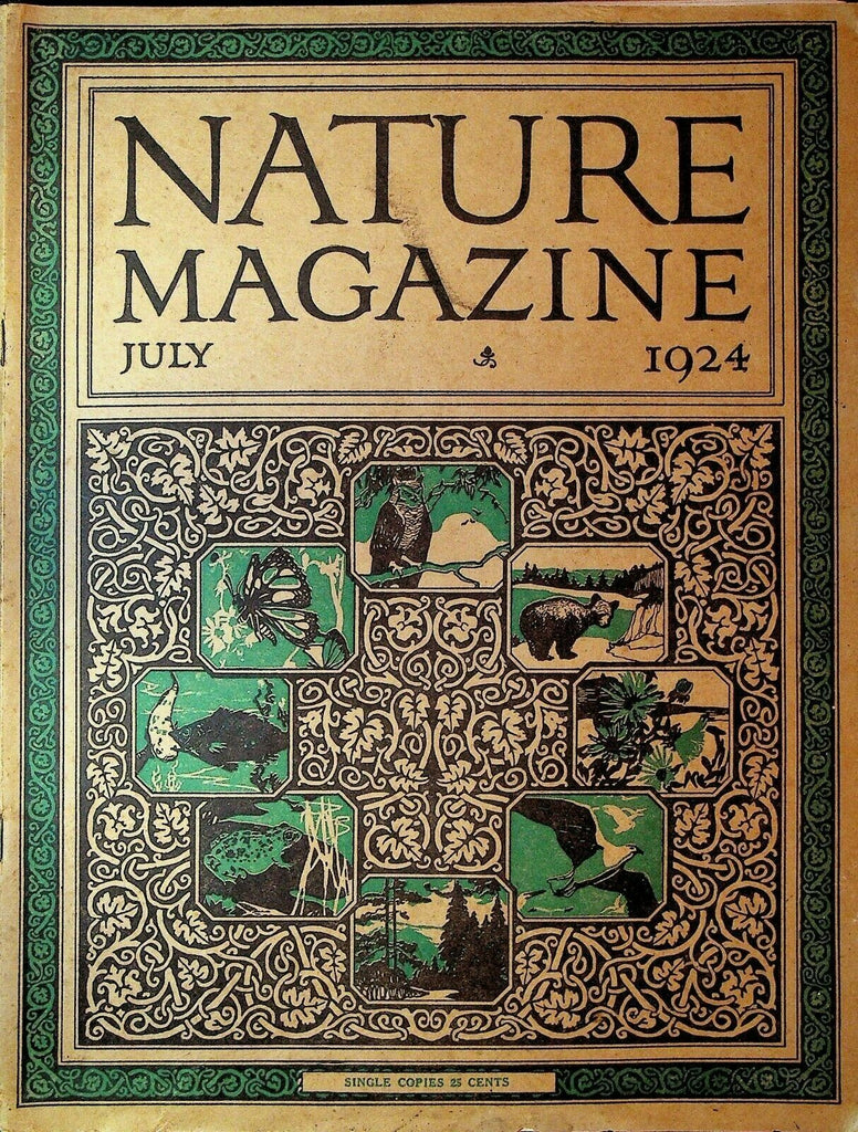 Nature Magazine July 1924 Teddy Roosevelt Lacrosse Baseball Golf Tennis