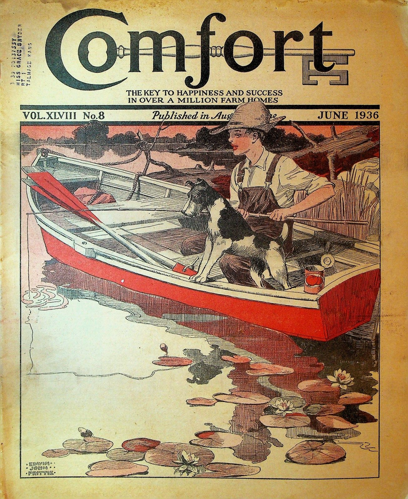 Comfort Magazine June 1936 Edwin John Prittie Lena Ellingwood